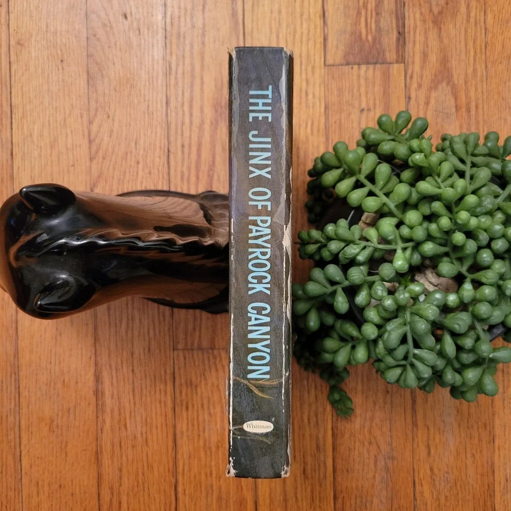 Whitman The Jinx‎ of Payrock Canyon Hardcover Troy Nesbit Vintage Mystery Gift